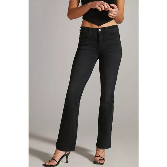Pilcro by Anthropologie Ultra High Rise Demilune Bootcut Jeans Black Size‎ 25 - Picture 1 of 11